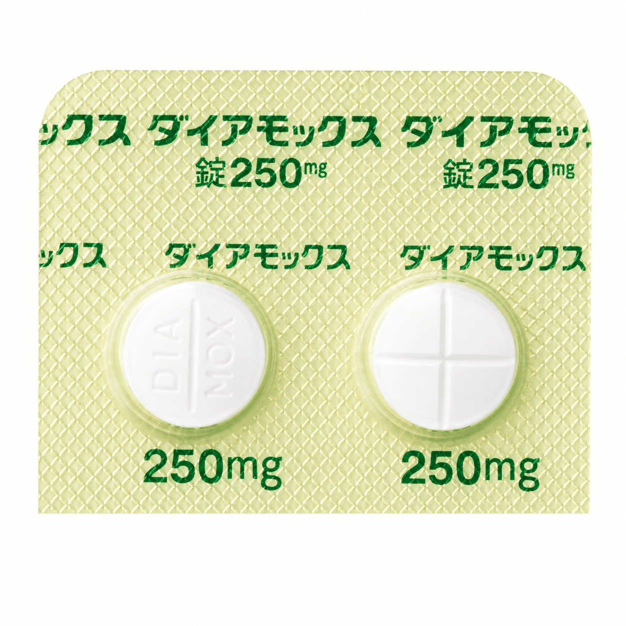 【処方薬チケット】ダイアモックス250mg(高山病予防薬)4日分